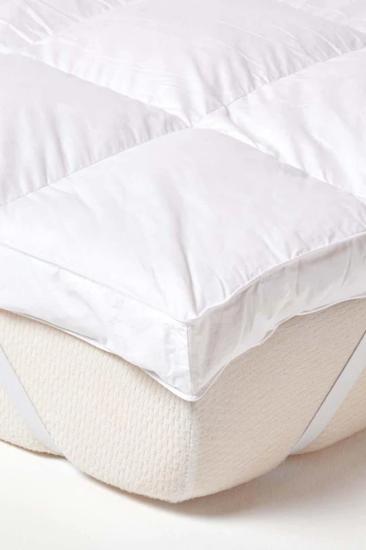 Image of Homescapes Goose Feather Bed Single Mattress Topper