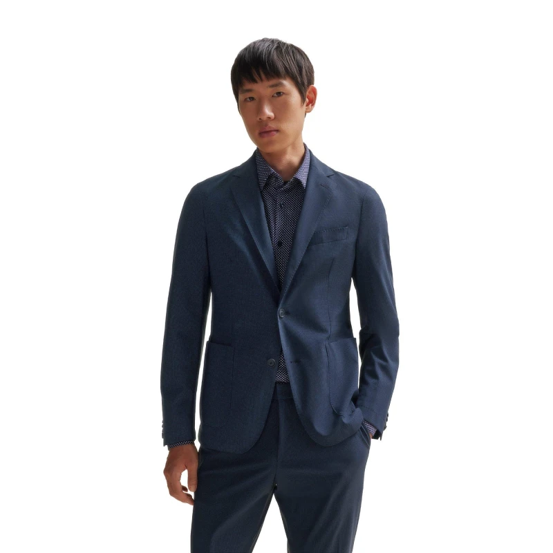 Image of Boss Mens P Hanry Junior Formal Jacket Formal Jackets 36 (46) Blue 33602618365