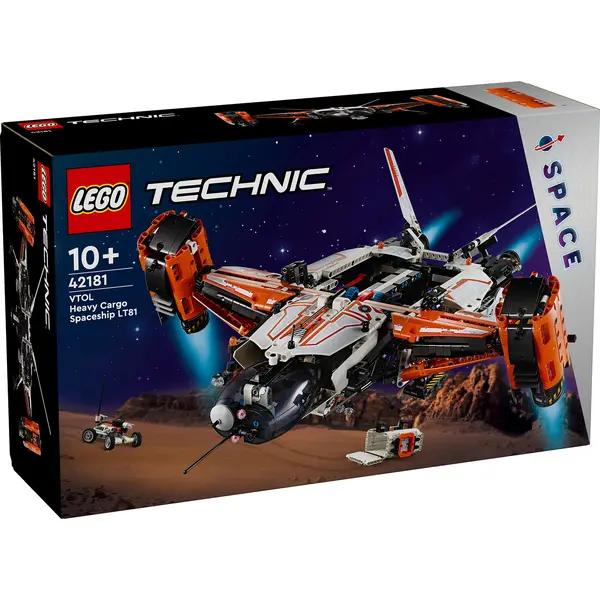 LEGO Technic VTOL Heavy Cargo Spaceship LT81, Space Plane Set 42181 Toys - Lego