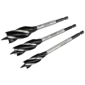 Draper Expert 54634 4 Fluted 165mm Auger Bit Set (3 Piece)