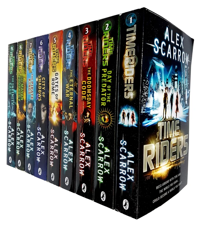 Image of Time Riders Collection Alex Scarrow 9 Book Set Paperback Edition Includes Day Of The Predator And More Alex Scarrow Books