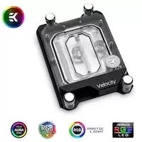 Image of EK Water Blocks EK-Velocity sTR4 D-RGB Threadripper CPU Water Block - Nickel + Plexi