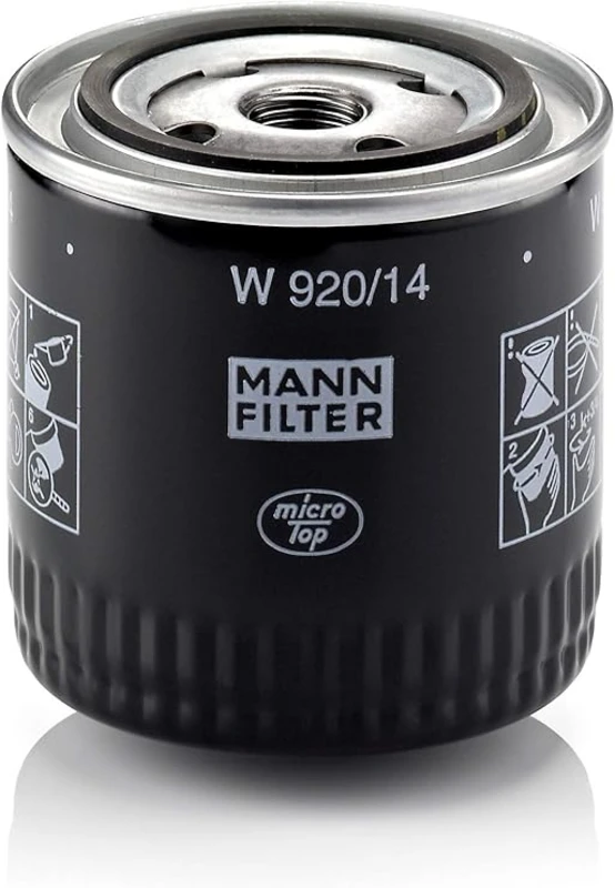 image of MANN-FILTER W 920/14 Oil filter 3/4-16 UNF with one anti-return valve Spin-on Filter NISSAN: Serena, X-Trail, Patrol Hardtop Oil Filter (7)