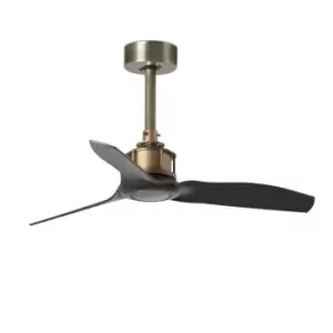 image of Just Old Gold, Black Ceiling Fan 81cm Smart - Remote Included