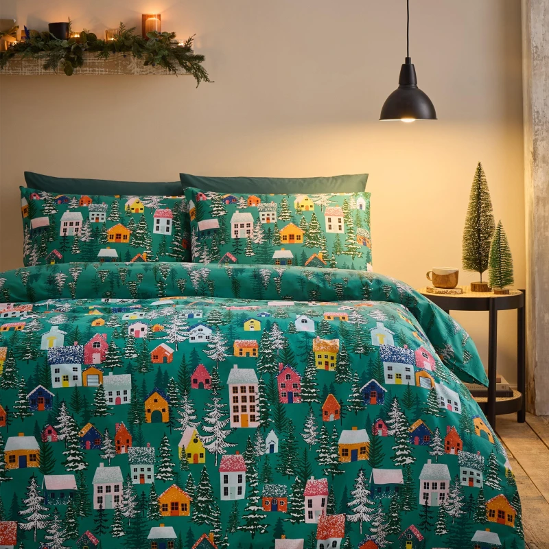 Image of Catherine Lansfield Catherine Lansfield Christmas Festive Bedding Set - Single