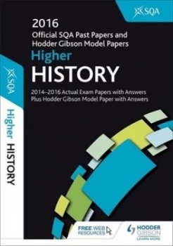 Image of Higher History 2016-17 Sqa Past Papers with Answers by Sqa Book