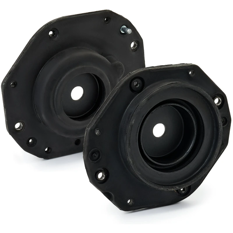 Image of RIDEX 1180S1257 Top strut mount Front axle both sides, without ball bearing Suspension Strut Support Bearing (1180)