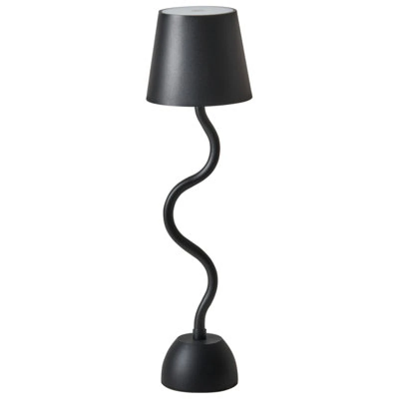 Image of Beliani Wireless LED Table Lamp Vouga With Dimmer Metal Black