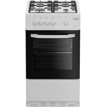 image of ZE501W 50cm Single Oven Gas Cooker White