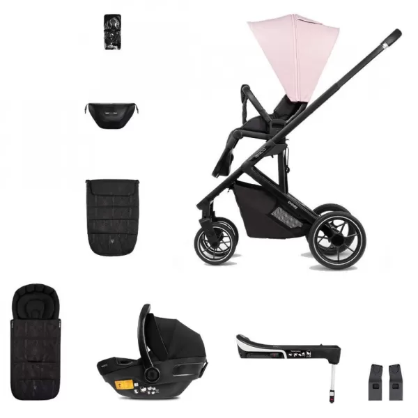 Image of Venicci Empire - Deluxe City Travel System Bundle - Silk Pink