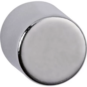 Image of Maul Neodym magnet (Ø x H) 10 mm x 10 mm Cylinder Silver 4 pc(s) 6166896