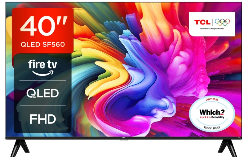 Image of TCL 40" 40SF560-UK Smart Full HD HDR QLED TV
