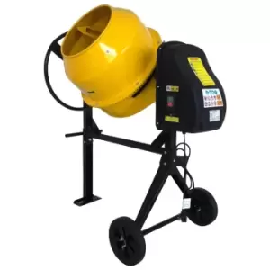 Image of Charles Bentley 125L 230V 550W Portable Cement Concrete Mixer With Wheels