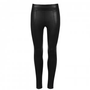 image of Biba PU Leggings - Black