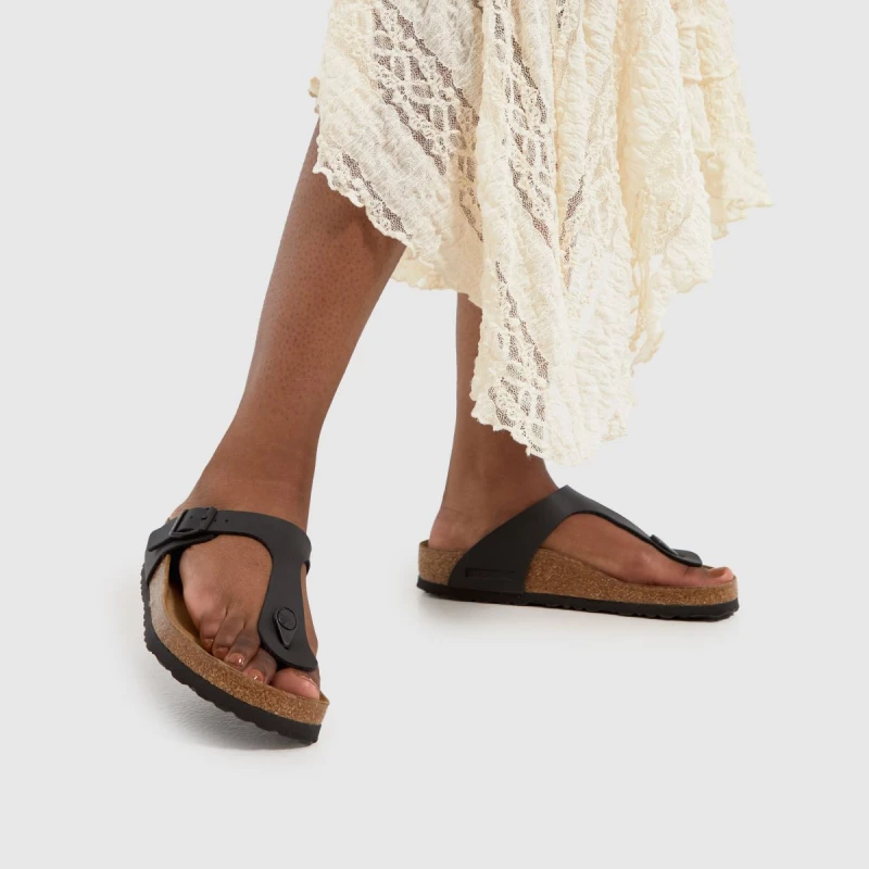 Image of Birkenstock Sandals Birkenstock Gizeh Birko-Flor Noir Unisex 39