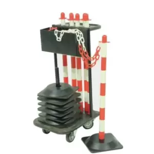 Image of Slingsby Plastic Post and Chain Trolley