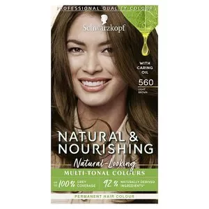 image of Schwarzkopf NaturalNourishing 560 Light Brown Hair Dye