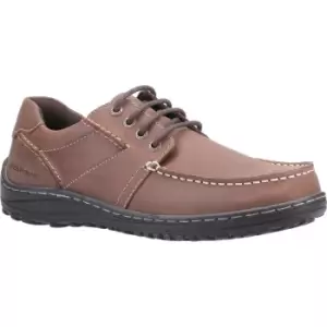 Image of Hush Puppies Mens Theo Breathable Moccasin Leather Shoes UK Size 7 (EU 41)