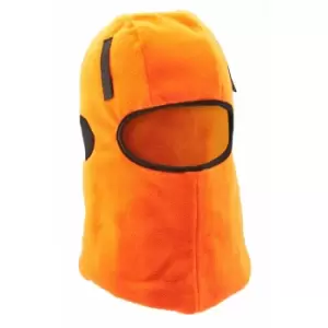 Click - BALACLAVA HOOK AND LOOP Orange THINSULATE LINED - Orange - Orange