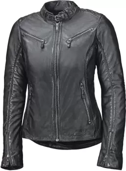 Held Sabira Womens Motorcycle Leather Jacket, black, Size 34, black, Size 34 for Women