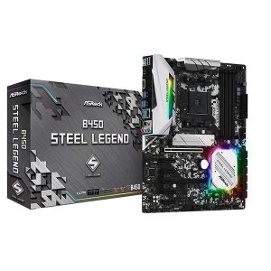 image of ASRock B450 Steel Legend AMD Socket AM4 Motherboard