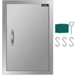 Image of 433X610mm Vertical BBQ Island Stainless Steel Single Access Door