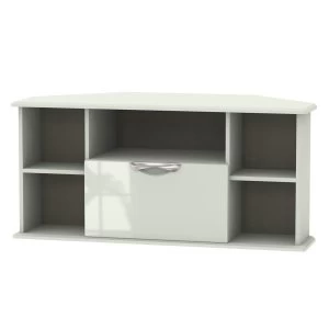 image of Indices 5-Shelf Corner TV Unit - Beige