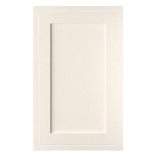 image of Cooke Lewis Carisbrooke Ivory Framed Fixed frame larder door W600mm