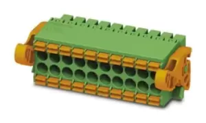 image of Phoenix Contact DFMC 1.5/ 4-ST-3.5-LR 8-pin Pluggable Terminal Block, 3.5mm Pitch 2 Rows