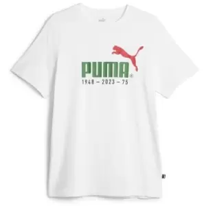 image of Puma No. 1 Logo Celebration Tee - White