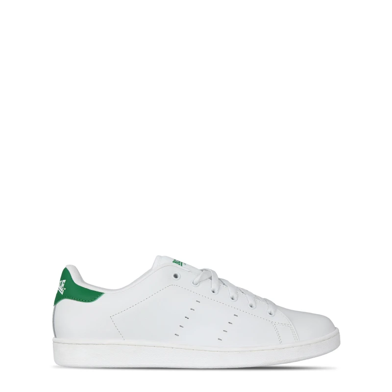 Image of Lonsdale Leyton Leather Mens Trainers - White White 7