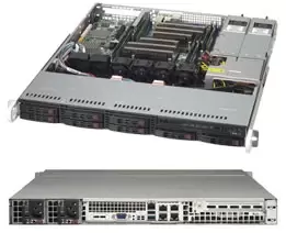 image of Supermicro CSE-113MFAC2-R606CB computer case Rack Black 600 W