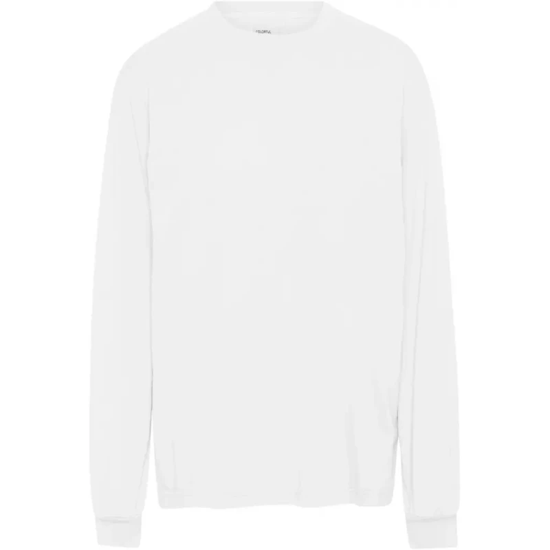 Image of Colorful Standard Long sleeve T-Shirt Colorful Standard Organic oversized optical white Blanc Unisex XS