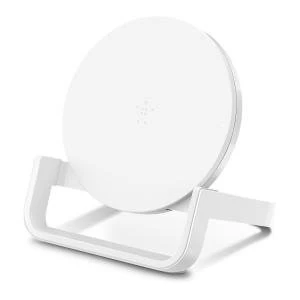 Image of Belkin Wireless Charging Stand White 8BEF7U052MYWHT