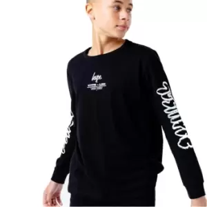 Image of Hype Sleeve T Shirt - Black