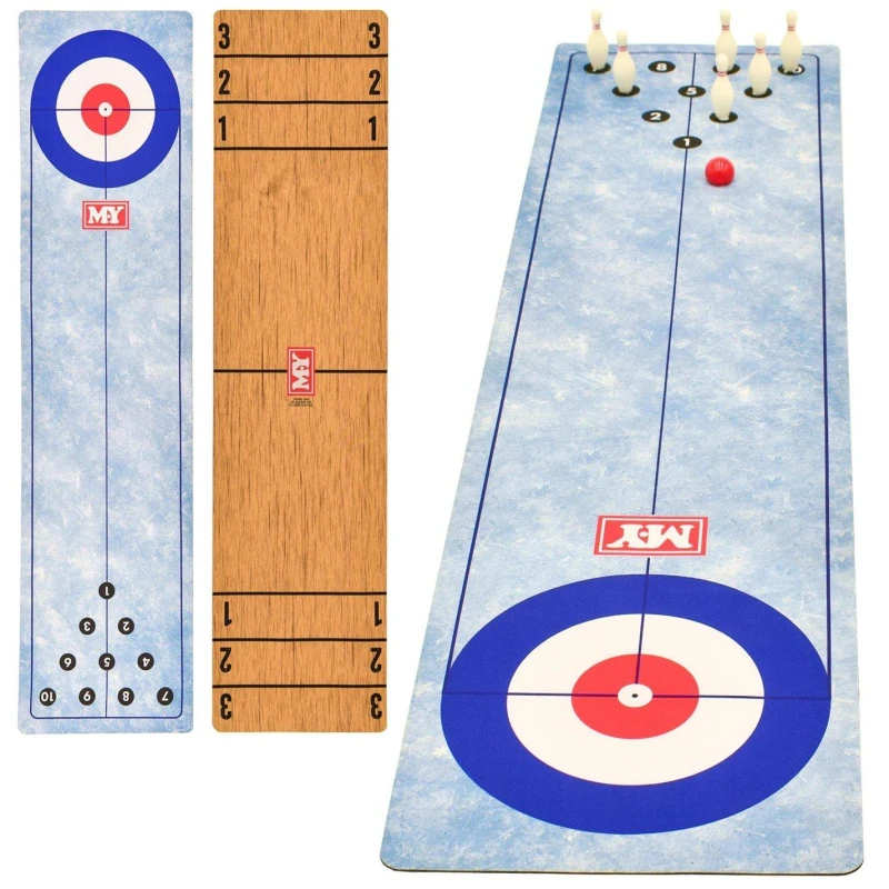 Image of Planet Direct M.Y 3 in 1 Table Top Curling Bowling Shuffleboard Multicolour unisex Large