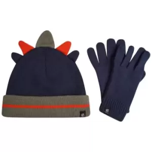 image of Dare 2b Kids Brighten Hat & Gloves Set - AgvGrn/MnlDm