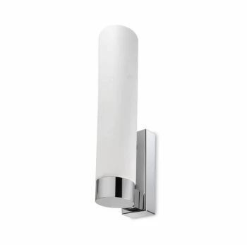 Image of 05-leds C4 - Wall lamp Dresden, chrome and glass, 38 cm