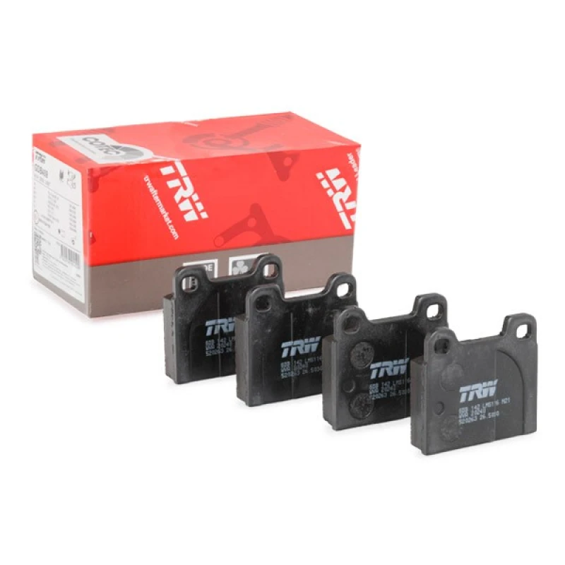 Image of TRW GDB142 Brake pad set not prepared for wear warning indicator Brake Pad Set,disc brake (402)