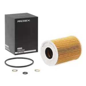 Image of RIDEX Oil filter MERCEDES-BENZ,BMW,PORSCHE 7O0193 11427837997,6291800109,A6291800109 Engine oil filter 0PB115466,94810702200,94810722200
