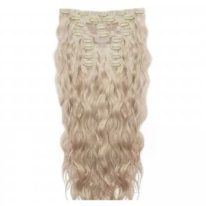 image of Beauty Works 22" Beach Wave Double Hair Extension Set (Various Shades) - L.A. Blonde