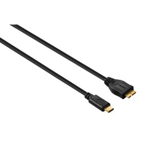 Image of Hama USB-C Cable, USB 3.1 Gen 1, USB-C Plug - Micro-USB Plug, 5 Gbit/s, 0.75 m