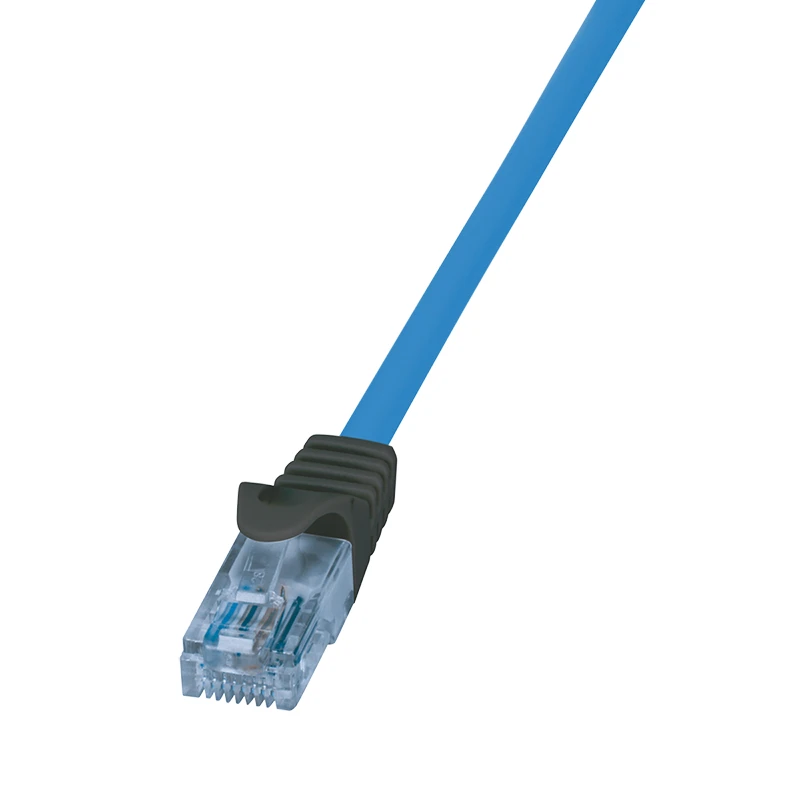 Image of LogiLink CPP001 networking cable Blue 1m Cat6a U/UTP (UTP)