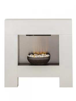 image of Adam Fire Surrounds Cubist Electric Fireplace Suite