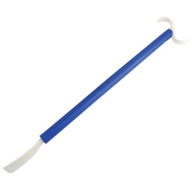 Image of Loops 2 in 1 Shoe Horn and Dressing Stick - Foam Cushioned Shaft - Grip Disability Aid Multi