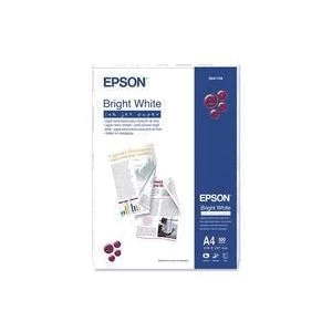 Image of Epson A4 90gm2 Inkjet Paper Bright White 1 Pack of 500 Sheets