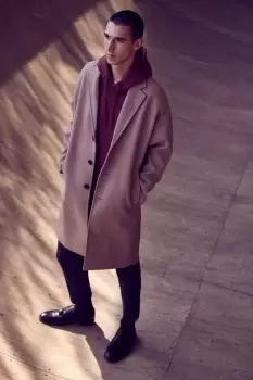 Image of Relaxed Fit Overcoat