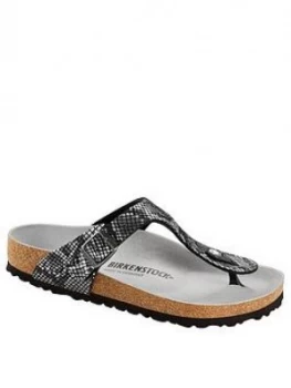 Birkenstock Gizeh Flip Flop - Black, Size 3, Women