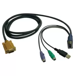 image of Tripp Lite P778-006 USB/PS2 Combo Cable for NetDirector KVM Switches B020-U08/U16 and KVM B022-U16 6 ft. (1.83 m)