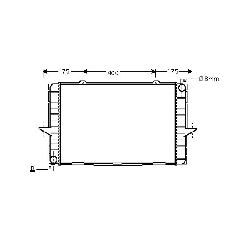 Image of Engine radiator DIEDERICHS DCM3515